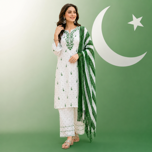 14 August 3 Pcs Women's Stitched Fancy Embroidered Suit