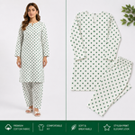 2 Pcs Women's Unstitched Printed Suit thumbnail 2