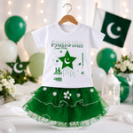 14 August 2 Pcs Girl's Fancy Embroidered Shirt And Skirt Set thumbnail 3