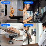Magnetic Wireless Phone Holder with Foldable Suction Grip for Secure Mounting thumbnail 6