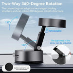 Magnetic Wireless Phone Holder with Foldable Suction Grip for Secure Mounting thumbnail 3