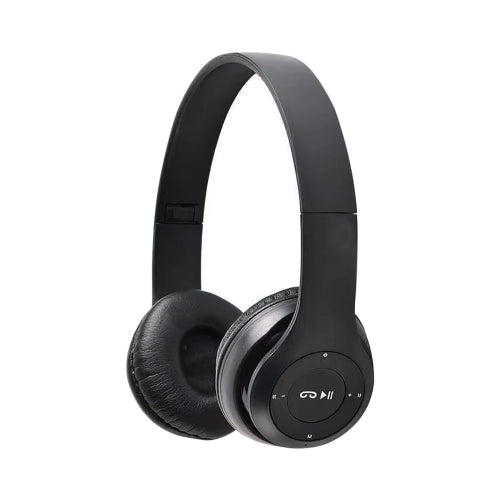 P47 Wireless Headphones | Bluetooth Foldable Headset | Stereo Sound | FM Radio & TF Card Support | Built-in Microphone