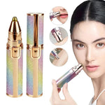 Painless Facial Hair Remover 2-in-1 – Eyebrow Trimmer (USB Rechargeable) thumbnail 1